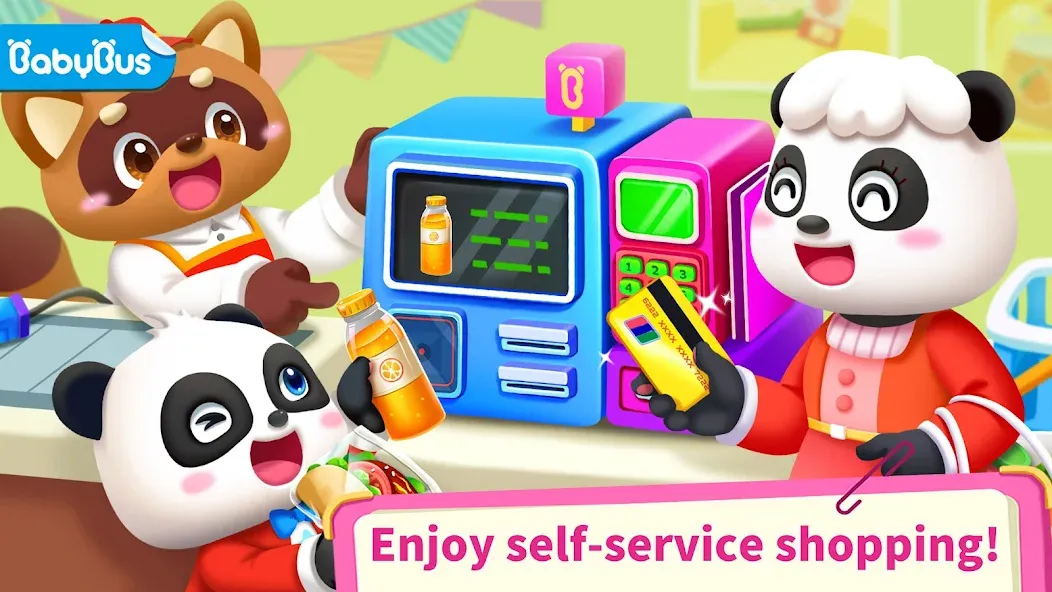 Baby Panda's Supermarket  [МОД Unlocked] Screenshot 1