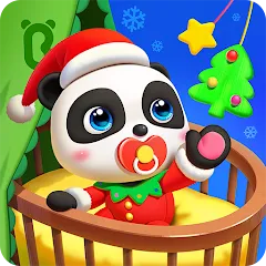 Скачать взломанную Talking Baby Panda-Virtual Pet  [МОД Бесконечные монеты] - полная версия apk на Андроид