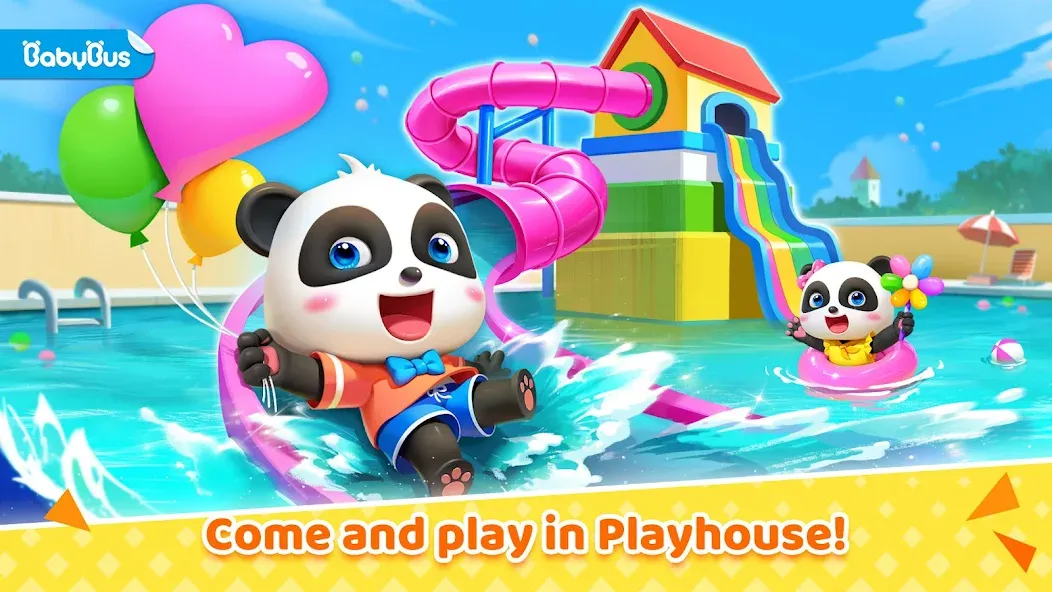 Baby Panda's House Games  [МОД Много монет] Screenshot 1