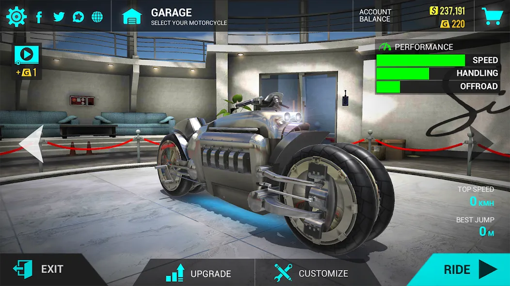 Ultimate Motorcycle Simulator (Ультимативный Мотоциклетный Симулятор)  [МОД Все открыто] Screenshot 2