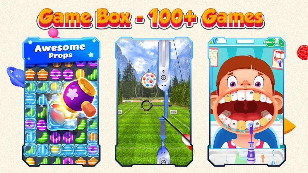 Game Box - 100+ Games (Гейм Бокс)  [МОД Все открыто] Screenshot 2