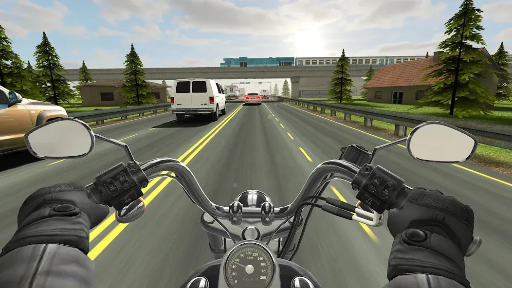 Traffic Rider (Трафик Райдер)  [МОД Все открыто] Screenshot 1