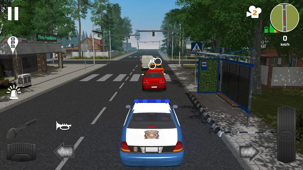 Police Patrol Simulator (Полицейский патрульный симулятор)  [МОД Бесконечные монеты] Screenshot 2