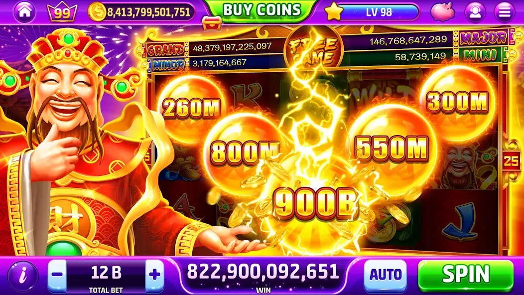 Golden Casino - Slots Games (Голден Казино)  [МОД Все открыто] Screenshot 1