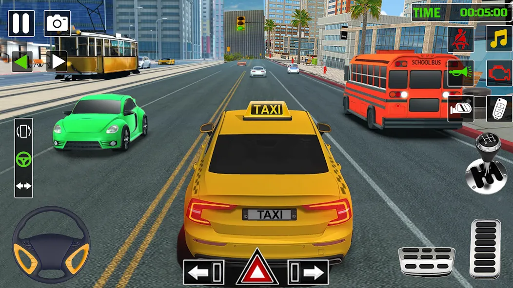 City Taxi Games-Taxi Car Games (Сити Такси Игры)  [МОД Много денег] Screenshot 4