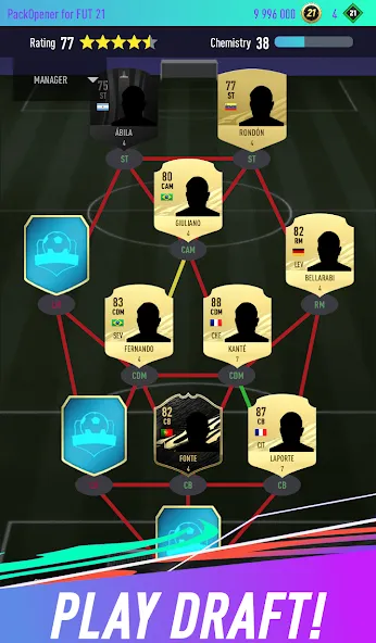 Pack Opener for FUT 21 (Пакопенер для  21)  [МОД Много монет] Screenshot 3