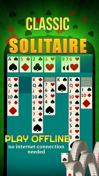 Solitaire - Offline Card Games  [МОД Unlocked] Screenshot 1