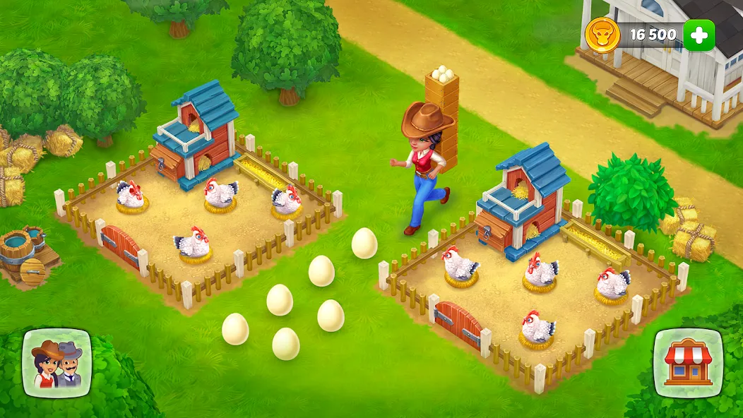 Wild West: Farm Town Build (Уайлд Вест)  [МОД Много монет] Screenshot 4