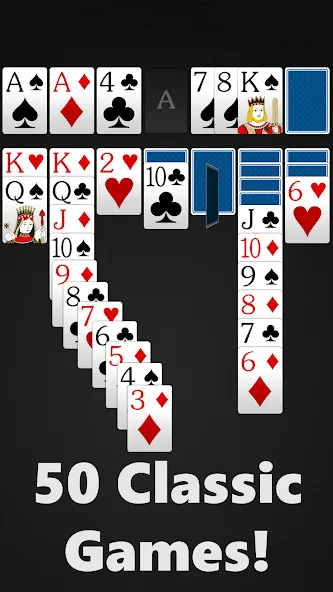 Solitaire - Classic Card Games (Солитер)  [МОД Unlocked] Screenshot 3