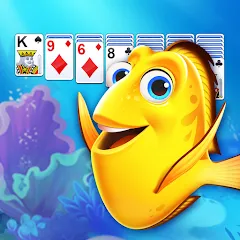 Взломанная Solitaire: Fish Master (Солитер)  [МОД Mega Pack] - полная версия apk на Андроид