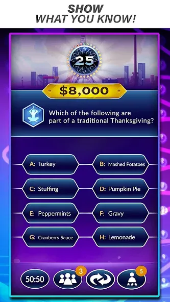 Official Millionaire Game  [МОД Много монет] Screenshot 1