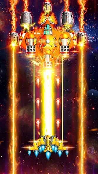 Space Shooter: Galaxy Attack (Спейс шутер)  [МОД Unlimited Money] Screenshot 1