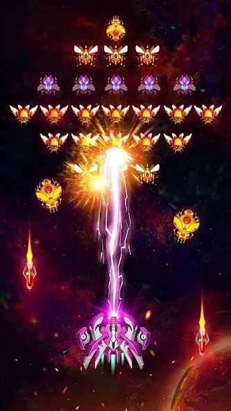 Space Shooter: Galaxy Attack (Спейс шутер)  [МОД Unlimited Money] Screenshot 3