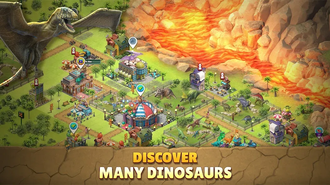 Jurassic Dinosaur: Dino Game (Динозавры юрского периода)  [МОД Unlimited Money] Screenshot 4