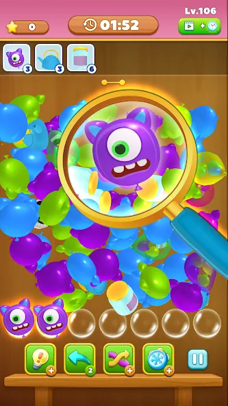 Match Triple Balloon (Матч Тройной Шарик)  [МОД Mega Pack] Screenshot 3