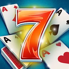 Скачать взломанную 7 Solitaire (Солитер)  [МОД Много монет] - полная версия apk на Андроид