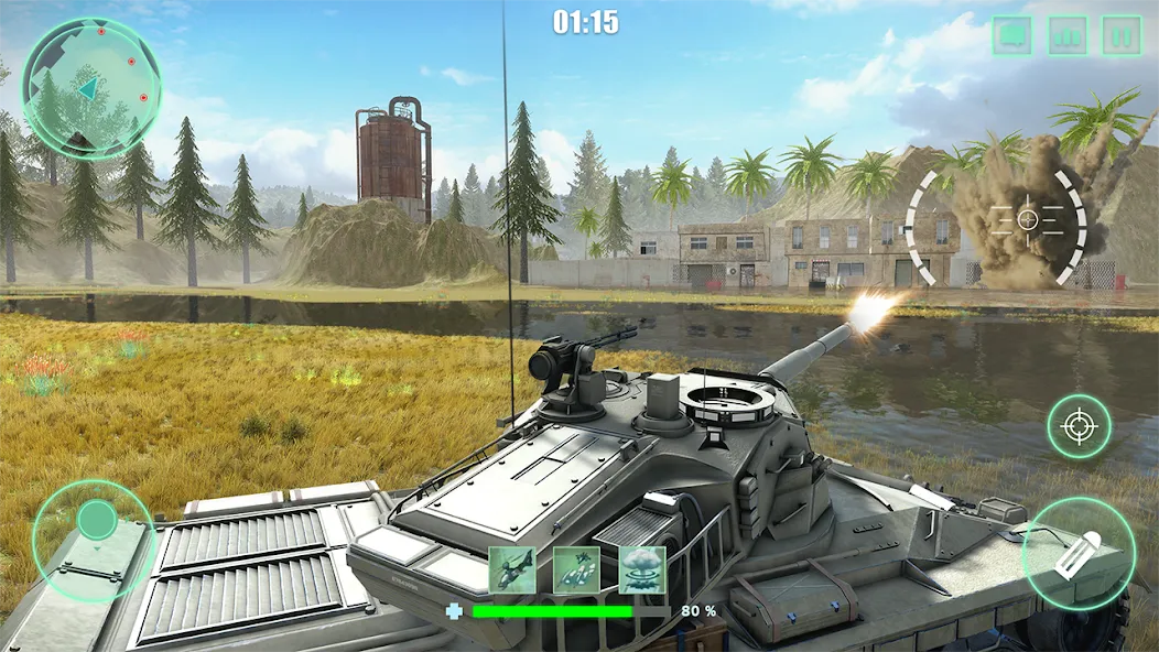 World Tanks War: Offline Games (Танковые военные машины Блиц)  [МОД Mega Pack] Screenshot 5