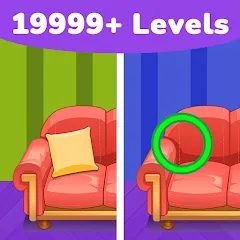 Взломанная Find Differences: Spot Fun  [МОД Бесконечные монеты] - стабильная версия apk на Андроид