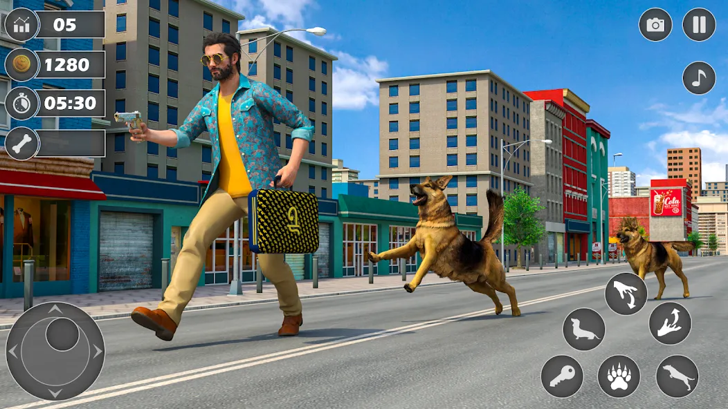 Dog Simulator Dog Game (Армейский симулятор собаки)  [МОД Бесконечные деньги] Screenshot 2