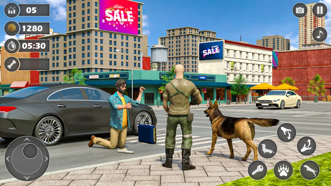 Dog Simulator Dog Game (Армейский симулятор собаки)  [МОД Бесконечные деньги] Screenshot 3