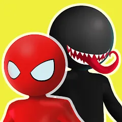 Скачать взломанную Stick Hero: Comic Superhero (Стик Хиро)  [МОД Много монет] - последняя версия apk на Андроид