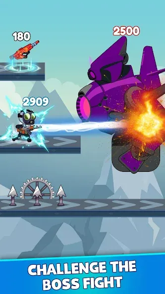 Stick Shooter: Battle Game (Стик Шутер)  [МОД Все открыто] Screenshot 3