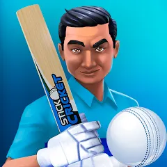 Взломанная Stick Cricket Clash (тик Крикет Клаш)  [МОД Mega Pack] - стабильная версия apk на Андроид