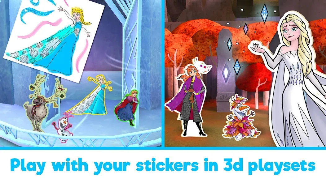 Disney Coloring World (Дисней)  [МОД Все открыто] Screenshot 3