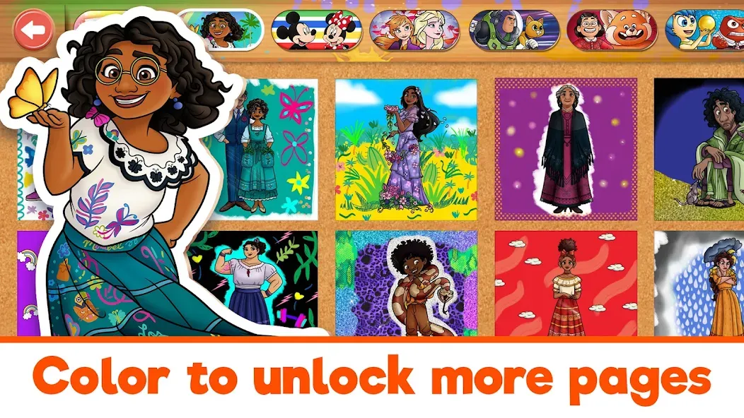 Disney Coloring World (Дисней)  [МОД Все открыто] Screenshot 5