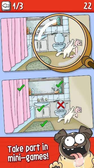 Simon’s Cat Crunch Time  [МОД Бесконечные монеты] Screenshot 2