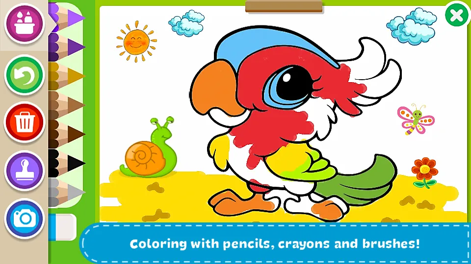 Coloring Book - Kids Paint  [МОД Меню] Screenshot 1