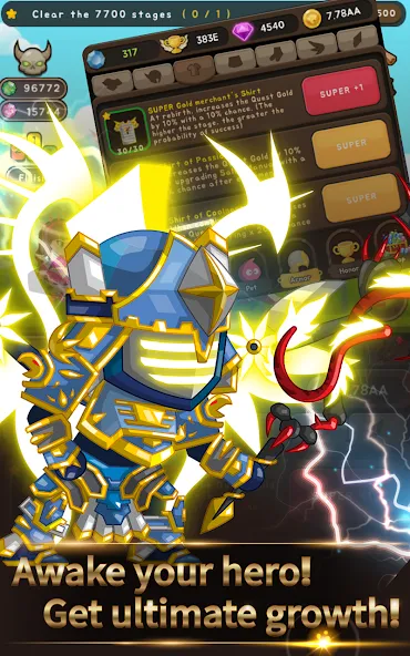 +9 God Blessing Cash Knight  [МОД Unlimited Money] Screenshot 5