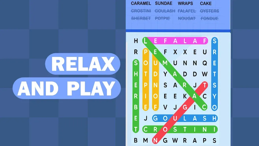 Word Search Puzzle Challenge (Уордсрч Пазл Челлендж)  [МОД Бесконечные монеты] Screenshot 5