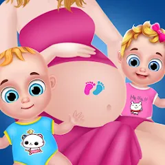 Взломанная Mom Babysitting Game  [МОД Menu] - полная версия apk на Андроид