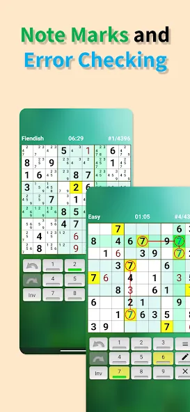 Sudoku offline (Судоку оффлайн)  [МОД Mega Pack] Screenshot 4