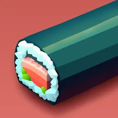 Скачать взломанную Sushi Roll 3D - Cooking ASMR (Суши Ролл 3D)  [МОД Все открыто] - последняя версия apk на Андроид