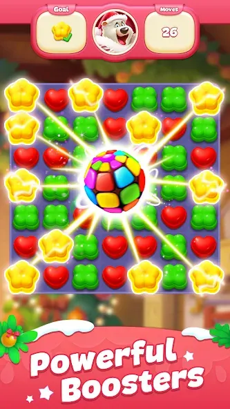 Sweet Candy Match: Puzzle Game (Свит Кэнди Матч)  [МОД Все открыто] Screenshot 2