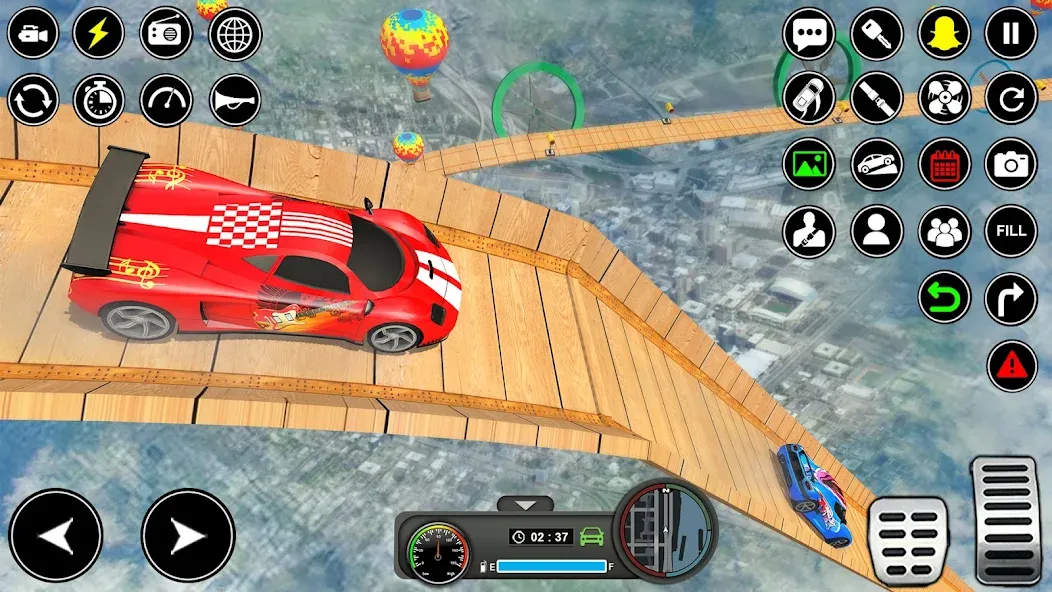 Crazy Ramp Car Stunt Master 3D (Крэйзи Рэмп Кар Стант Мастер 3Д)  [МОД Много монет] Screenshot 5