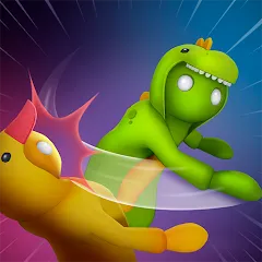 Скачать взлом Gang Battle Party: Animals 3D  [МОД Menu] - последняя версия apk на Андроид