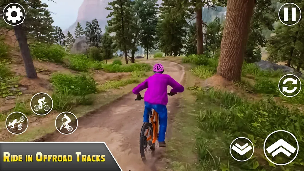 BMX Bicycle Games Offroad Bike  [МОД Unlimited Money] Screenshot 2