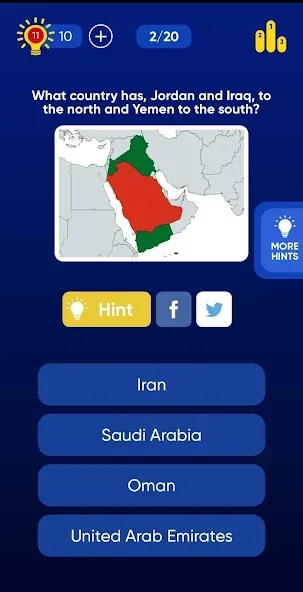 Geo Quiz: World Geo Trivia (Джио Квиз)  [МОД Unlocked] Screenshot 4