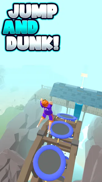 Hoop World: Flip Dunk Game 3D (Хуп Ворлд)  [МОД Бесконечные монеты] Screenshot 1