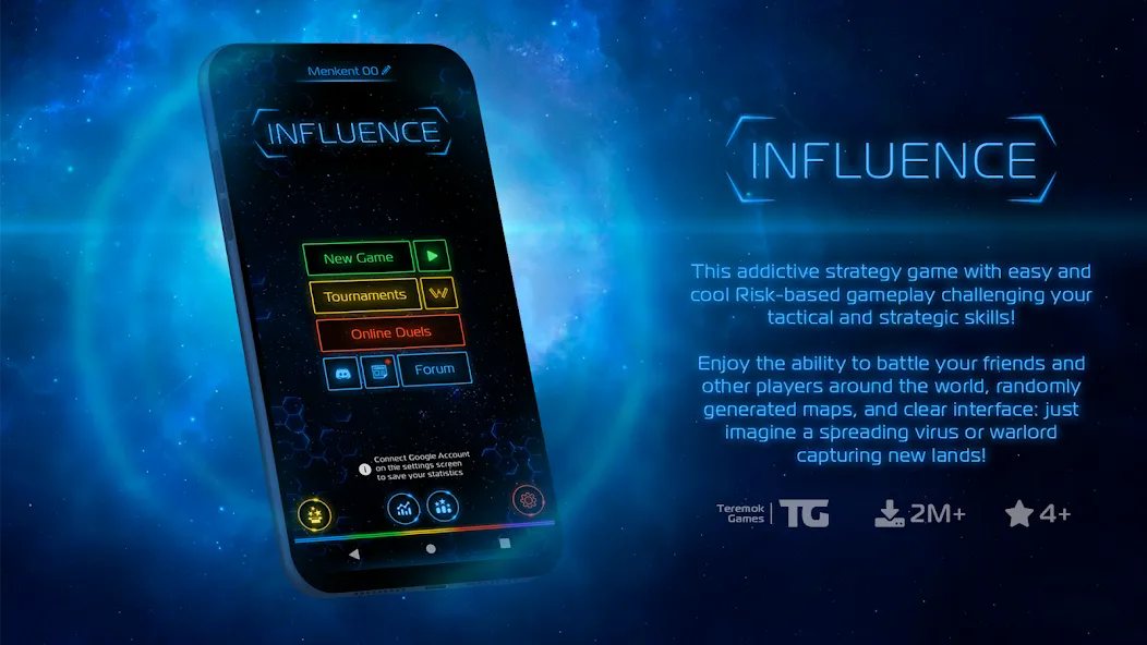 Influence (Инфлюэнс)  [МОД Бесконечные монеты] Screenshot 1