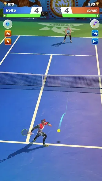 Tennis Clash: Multiplayer Game (Теннис Клаш)  [МОД Unlocked] Screenshot 1