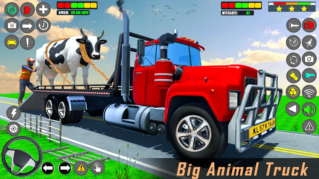 Animal Transport Driving Games (Домашний перевоз игры)  [МОД Бесконечные монеты] Screenshot 1