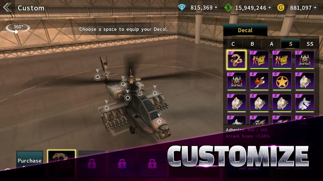 GUNSHIP BATTLE: Helicopter 3D  [МОД Menu] Screenshot 5