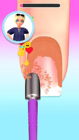 Nail Salon 3D  [МОД Все открыто] Screenshot 2