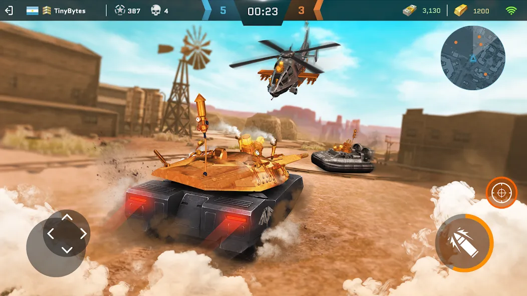 Massive Warfare: Tanks PvP War (Массовая война)  [МОД Много монет] Screenshot 5