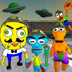 Скачать взлом Sponge Area 51. Neighbor Alien  [МОД Меню] - последняя версия apk на Андроид