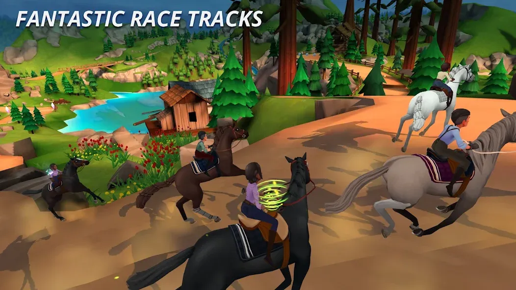 Wildshade: Fantasy Horse Races (Уайлдшейд)  [МОД Много денег] Screenshot 1